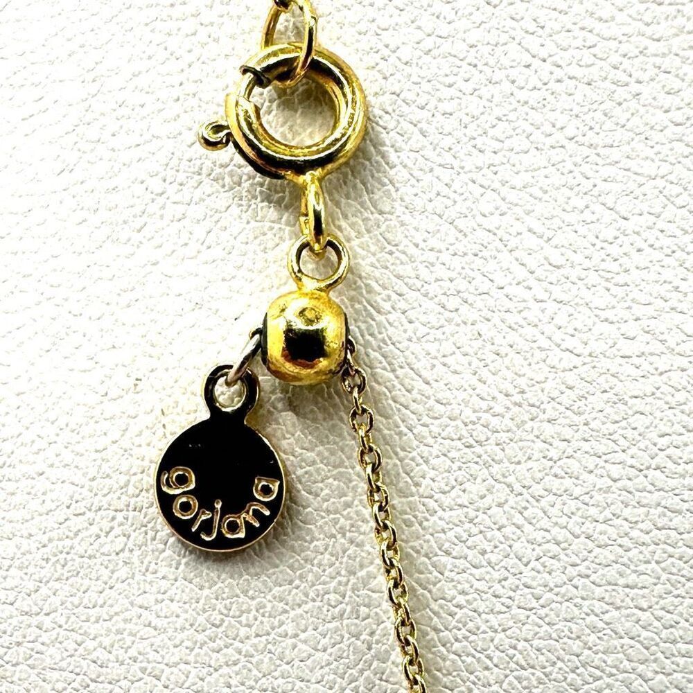 Gorjana 18k gold plated libra opalite coin necklace - Picture 10 of 11